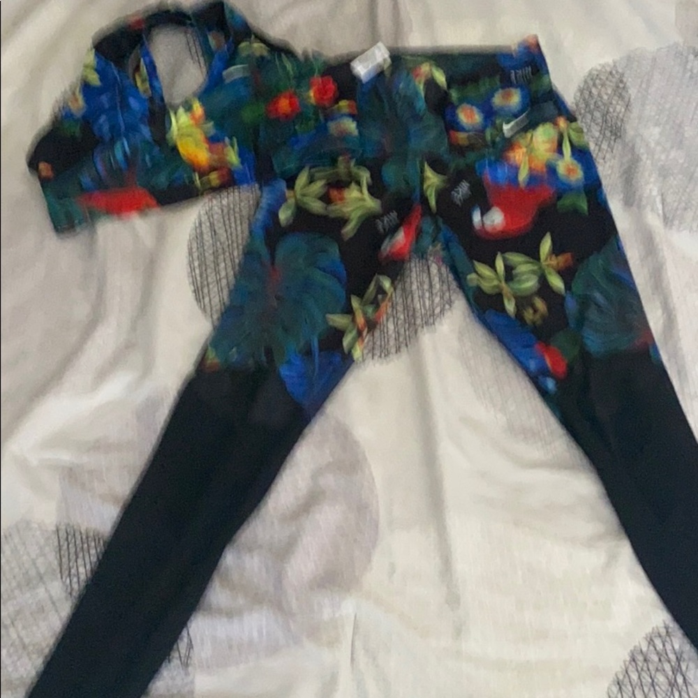 Two piece Nike workout outfit